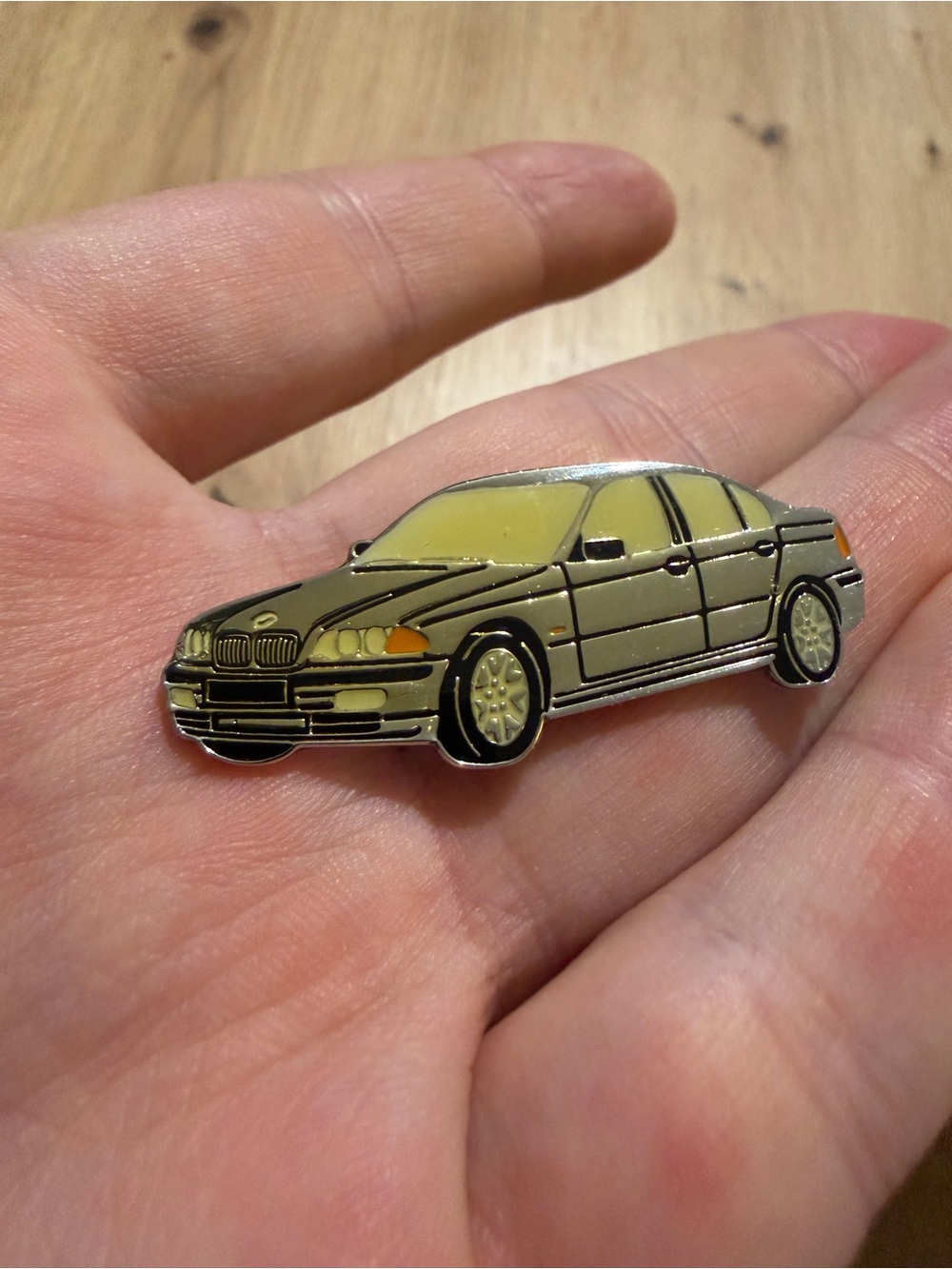 BMW 3 Series Vintage Enamel Pin - Men Accessories Jewelry